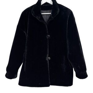 Jacobson’s Vintage Faux Fur Oversized Coat Size Small Womens